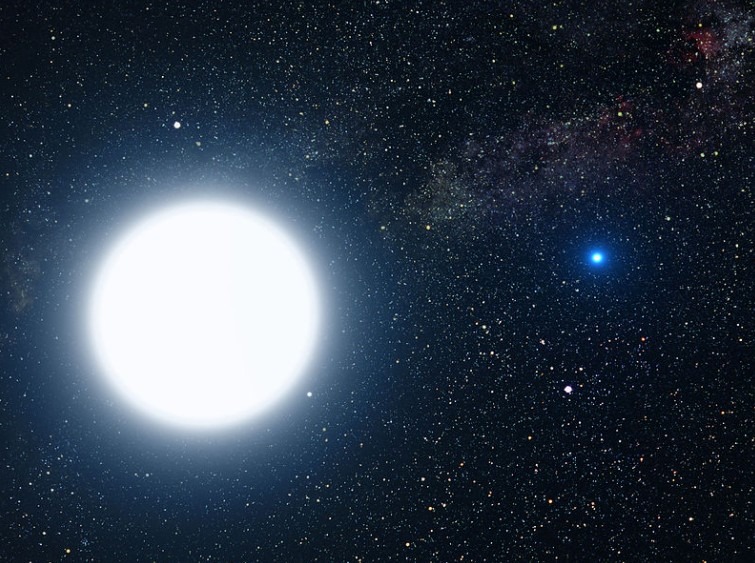 Sirius A and B artwork