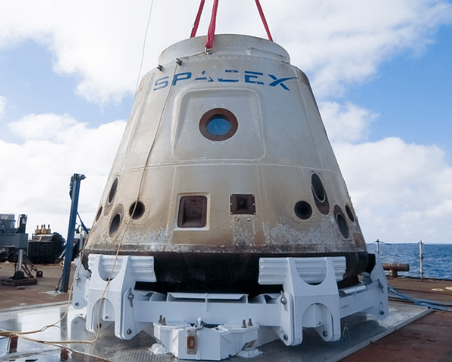 Image of Dragon after the return.