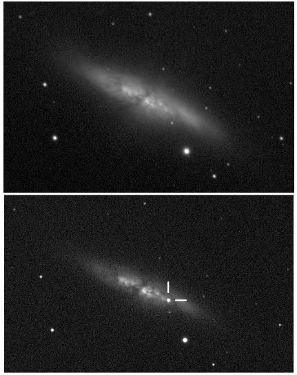 M82 galaxy supernova