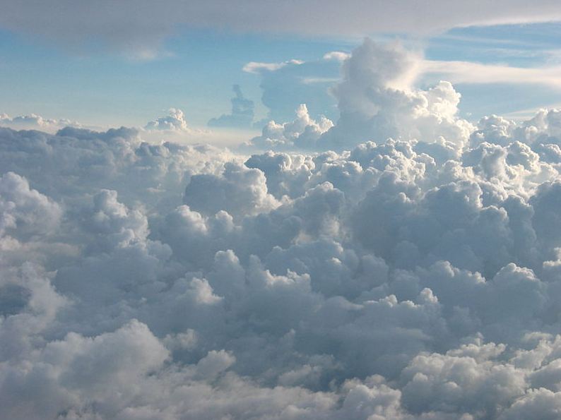 thick cumulus clouds