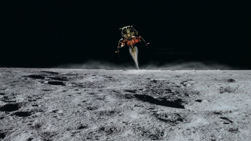 THE APOLLO 11 LANDING SITE