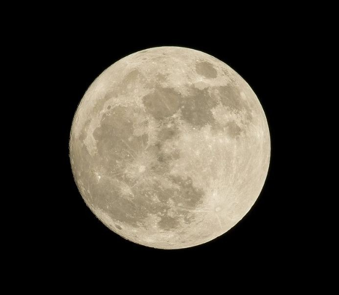 night sky, full moon
