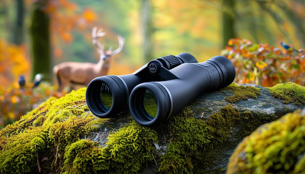 wildlife observation with binoculars