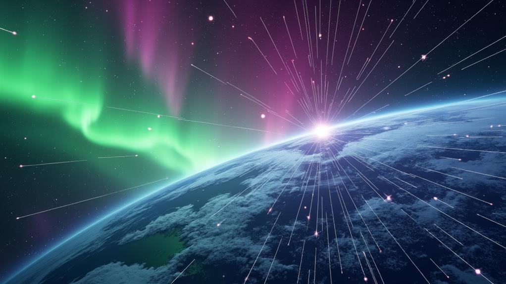 collisions produce light emission