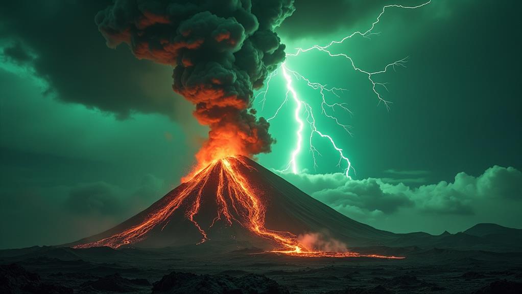 ash cloud charge mechanisms