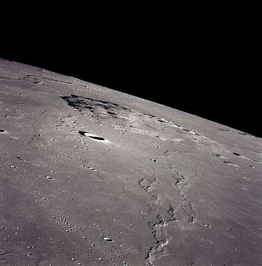 volcanic domes within the Mons Rumker complex