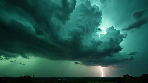 Why Does the Sky Sometimes Turn Green During Storms? - Astronimus