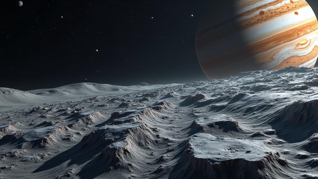 callisto s old impact features