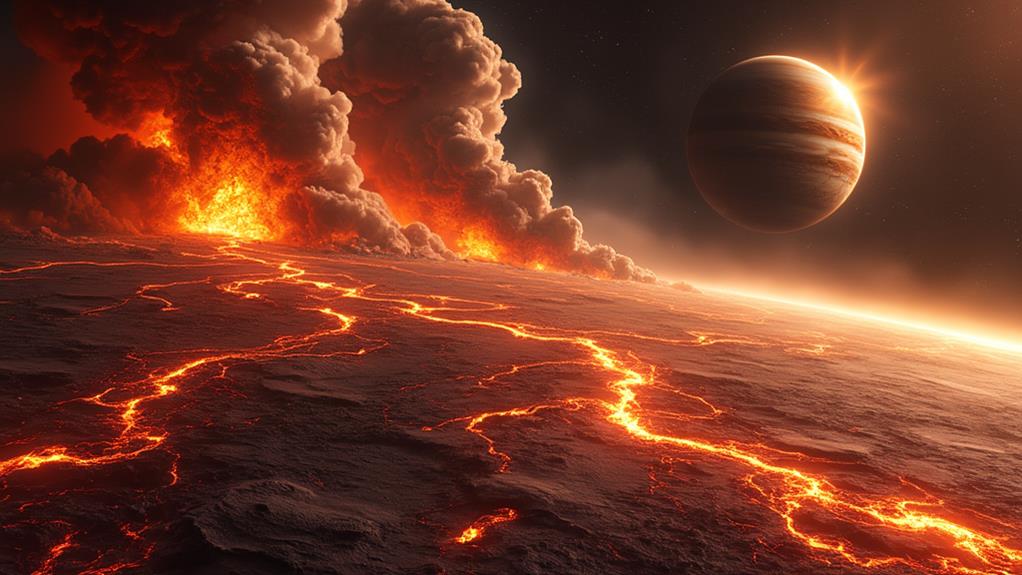 eruptions and lava flows