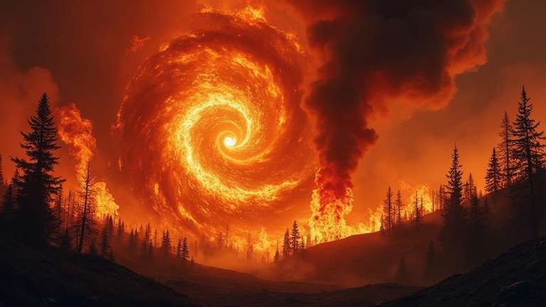 Natural Fire Origin What Causes Natural Fire Whirls to Form? - Astronimus