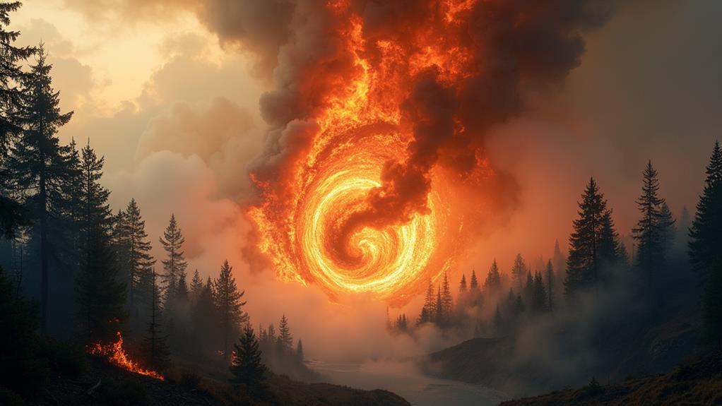 wind patterns from fire