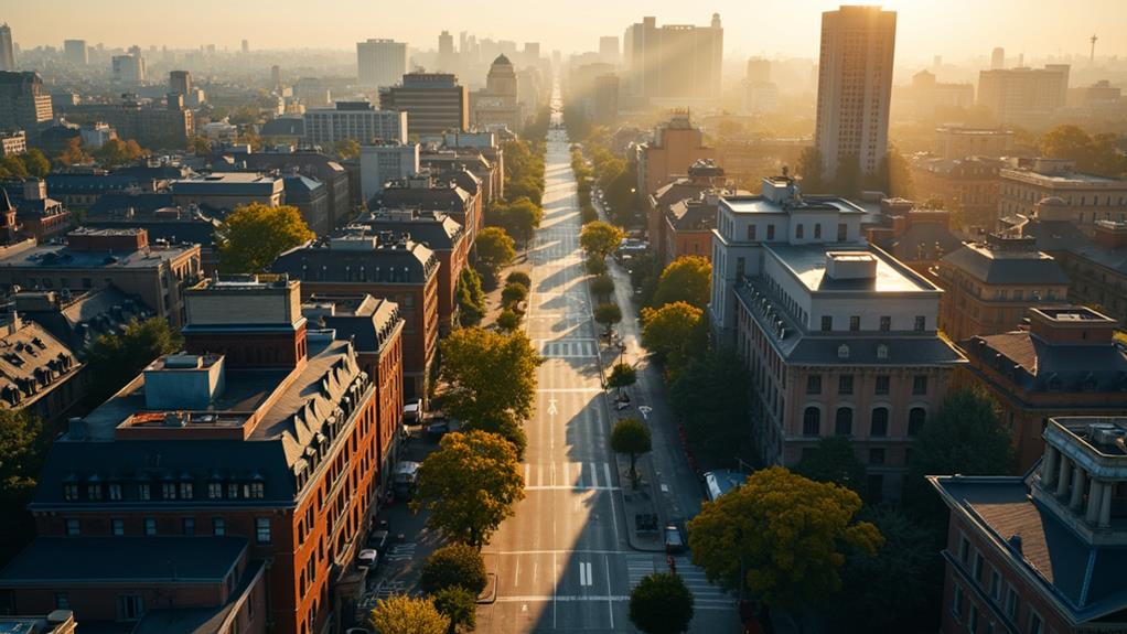 city temperature increases rapidly