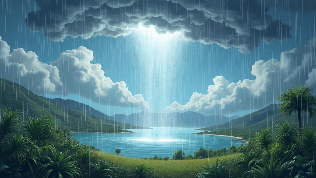 influence on rain formation