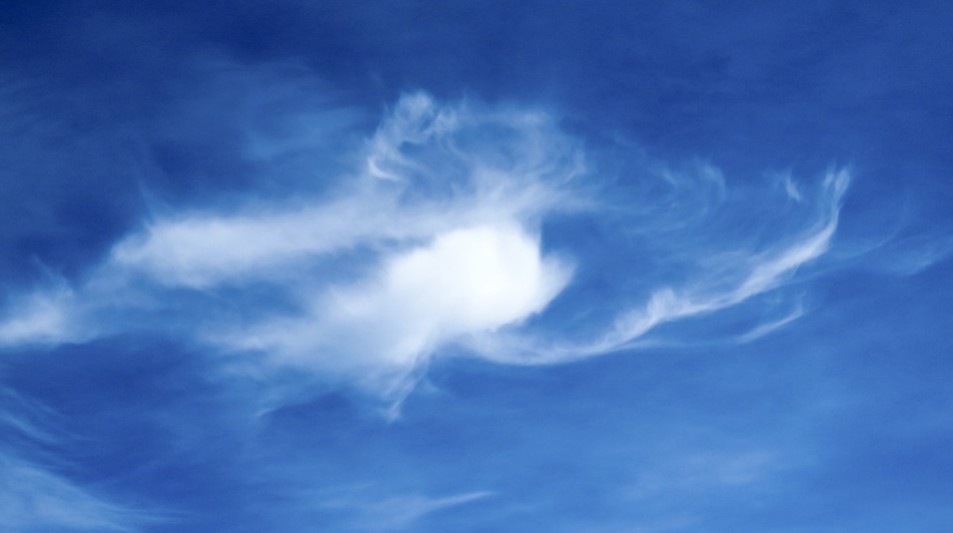 clouds, sky, blue, white, cirrus