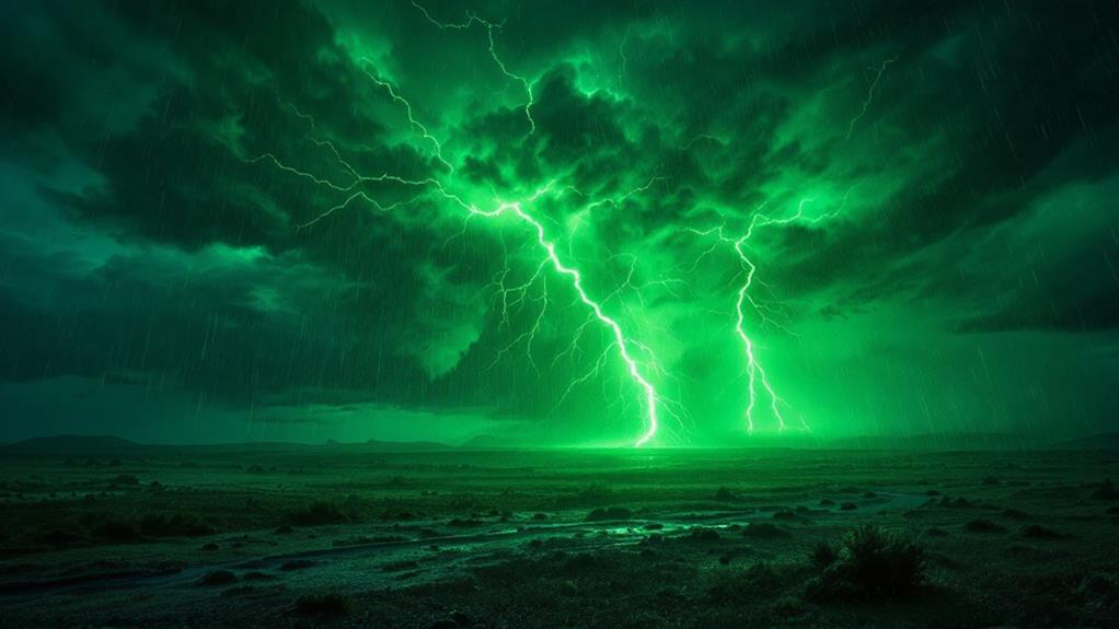 rapid electric luminous foliage
