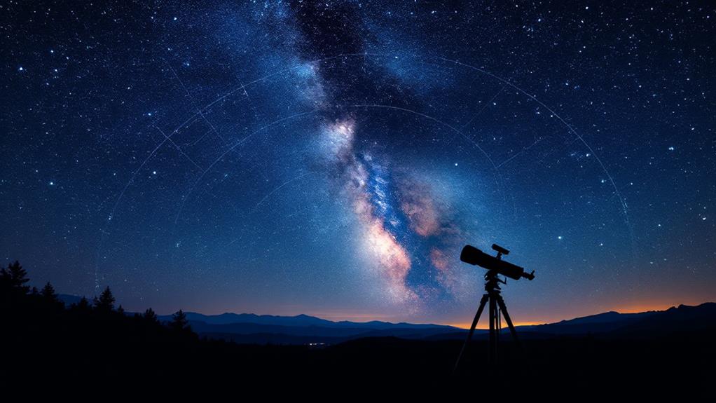 mythical hero explores celestial landscape