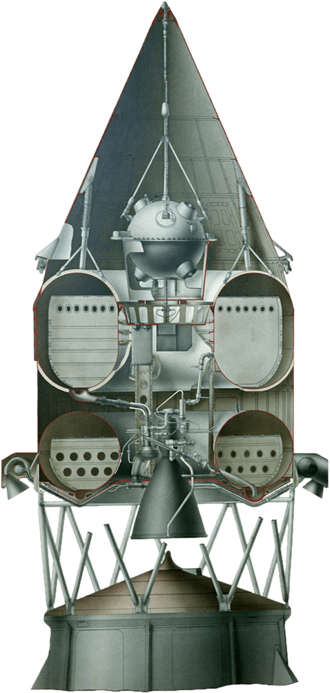 Luna rocket upper stage