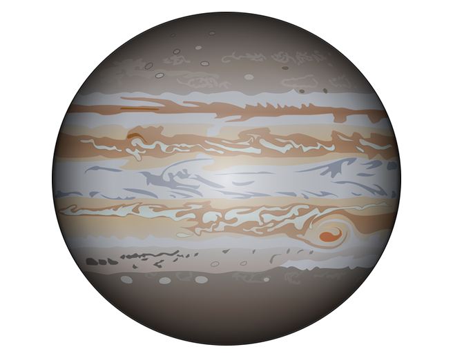 how Jupiter looks like.