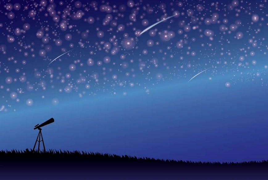 A professional telescope can be used to view different planets in outer space.
