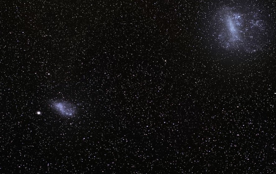 Vast-universe-with-the-small-and-large-Magellanic-galaxies