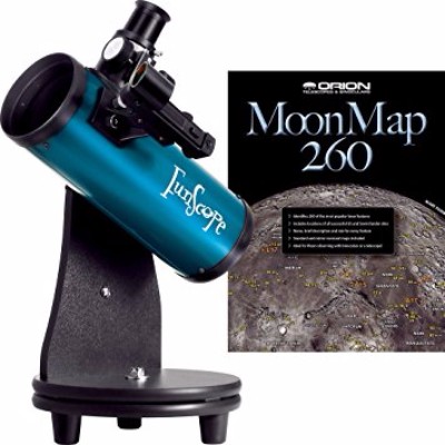 Orion 10033 FunScope Blue 76mm TableTop Reflector Telescope Moon Kit Review