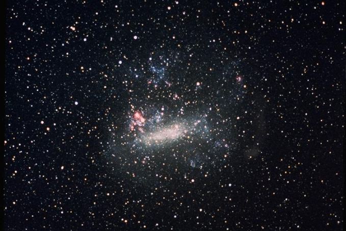 Large Magellanic Cloud, night sky, stars