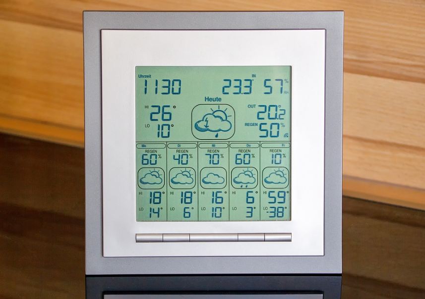 a digital weather forecaster instrument