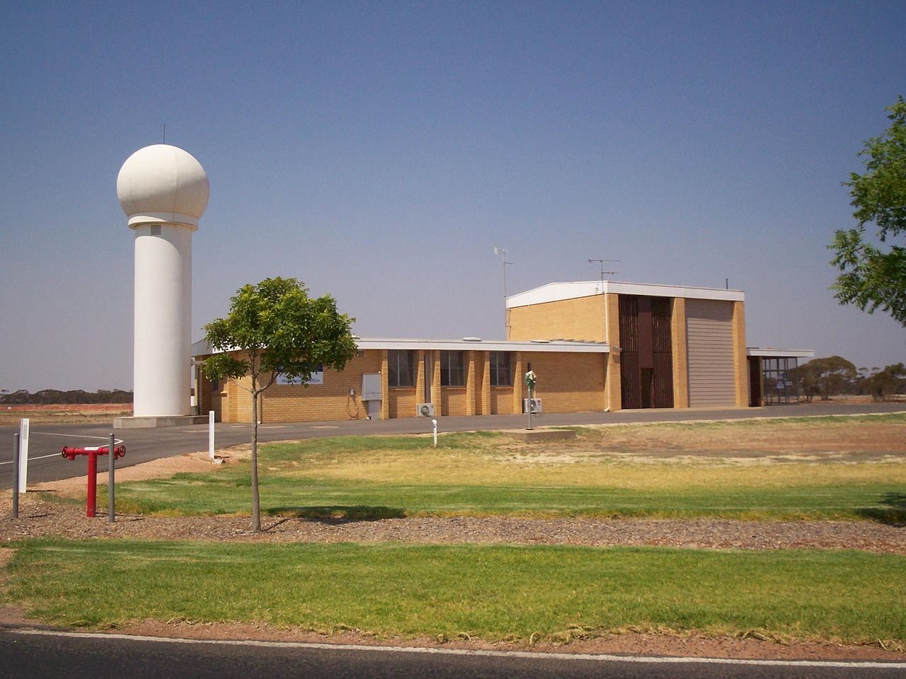 a weather station at Mildura Airport, Victoria, Australia