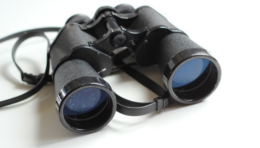 a pair of antique binoculars