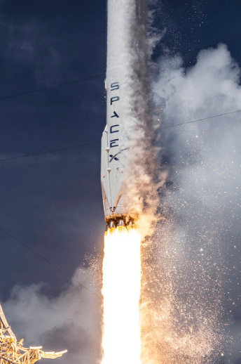 Image of Falcon 9 launch.