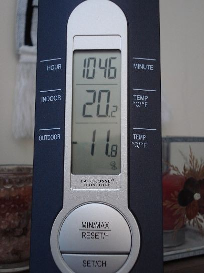 Wireless indoor-outdoor thermometer