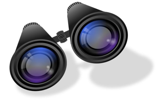 a pair of binoculars