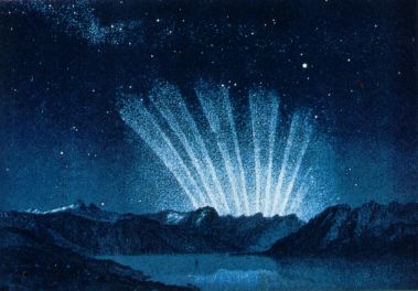 A display of 6 tails by The Great Comet of 1744.