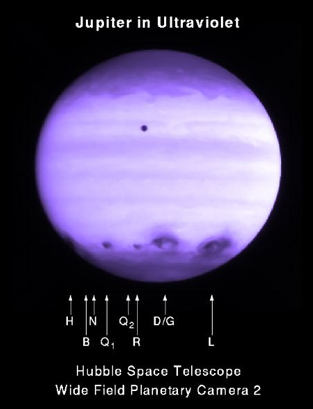 Jupiter in Ultraviolet.
