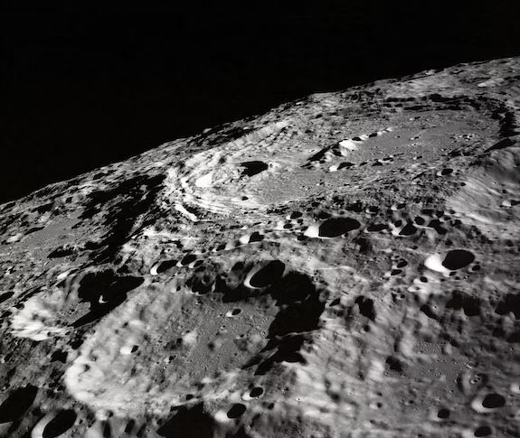 Moon Crater and Surface